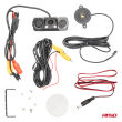 Kamera cofania z czujnikami parkowania 2w1 HD-602 LED 12V AMIO-03541 - 3