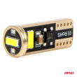 Żarówki LED CANBUS T10e W5W 3x2055 SMD White 12V 24V AMIO-03720 - 3