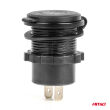 Ładowarka samochodowa z gniazdami USB i testerem napięcia wodoodporna z włącznikiem USB + USB C QC3.0 12/24V AMIO-04222 - 3