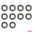 Taśmy izolacyjne PVC zestaw 10szt. czarne 19mm x 10m x 0.13mm AMIO-04845 - 7