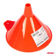 Lejek plastikowy uniwersalny mały do paliwa cieczy wody 14 cm AMIO-04041 - 2