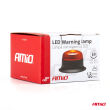 Lampa ostrzegawcza błyskowa mini kogut 18 LED śruby R65 R10 12V 24V W213b AMIO-02926 - 5
