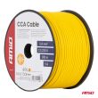 Przewód jednożyłowy żółty CCA 1x1mm2 100m 5A 12/230V AMIO-04448 - 5