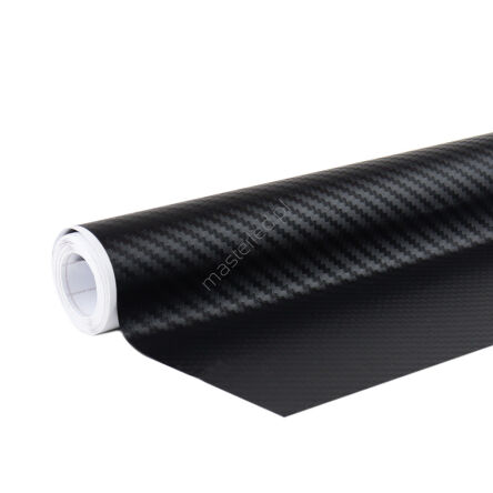 Folia karbonowa carbon 3D czarna 30cm x 150cm AMIO-02598