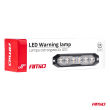 Lampa błyskowa ostrzegawcza płaska 6x3W LED R65 R10 12V 24V AMIO-03930 - 6