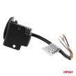 Lampa ostrzegawcza okrągła pomarańczowa LED R65 12V 24V 12W AMIO-04864 - 3