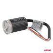Lampa ostrzegawcza okrągła pomarańczowa LED R65 12V 24V 12W AMIO-04864 - 4