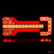Lampa tylna zespolona LED RCL-01-L dynamiczna lewa AMIO-02472 - 2