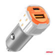 Ładowarka samochodowa USB-A+ USB-C 38W AMIO-03883 - 5