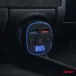 Transmiter samochodowy FM 2×USB-A 12V 24V AMIO-04648 - 2