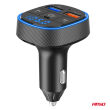Transmiter samochodowy FM 2×USB-A 12V 24V AMIO-04648 - 7