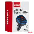 Transmiter samochodowy FM 2×USB-A 12V 24V AMIO-04648 - 12
