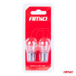 Żarówki halogenowe P21W BA15s 12V 2szt. blister AMIO-03351 - 4