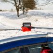 Szczotka zmiotka skrobaczka do szyb śniegu lodu teleskopowa ze ściągaczką wody 98-134 cm AMIO-04147 - 2