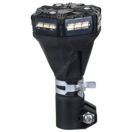 S.171049 LED Lampa błyskowa MICRO BRIGHT Mocowana na trzpień 24V Pomarańczowy