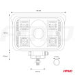 Lampa robocza LED szperacz AWL32 17LED 12V 24V AMIO-02659 - 9