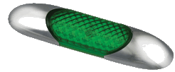 Lampa wewnętrzna, zielona, 12V