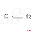 Końcówka tłumika wydechu stal nierdzewna MT 002 chrom AMIO-01302 - 5