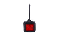Obrysówka LED LD 430L biało-czerwona wisząca prawa 12/24V
