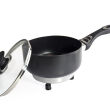 Rondel garnek elektryczny z pokrywką do samochodu 18 cm x 8 cm 150W 12V AMIO-02534 - 2