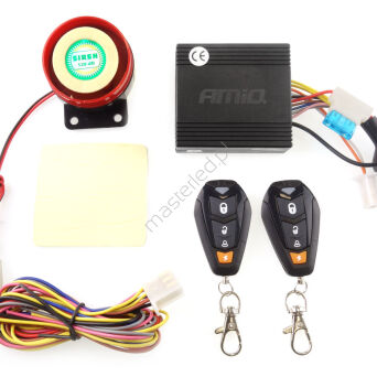 Uniwersalny alarm motocyklowy z pilotami MCA14 AMIO-01103