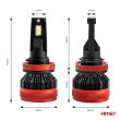 Żarówki samochodowe LED seria X3 H8 H9 H11 H16 6500K Canbus AMIO-02981 - 3
