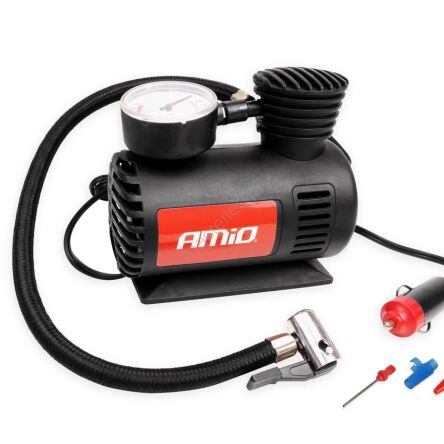 Kompresor samochodowy mini pompka 12V ACOMP-14 AMIO-02189