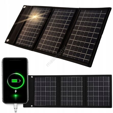 Przenośny panel słoneczny solarny 20W mata składana ładowarka słoneczna usb