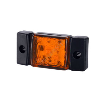 Prostokątna lampka obrysowa LED LD 141 pomarańczowa, 12/24V