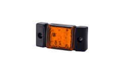 Prostokątna lampka obrysowa LED LD 141 pomarańczowa, 12/24V