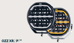 Reflektor drogowy OZZ XR2 P7" Czarny