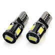Żarówki LED CANBUS 5SMD 5730 T10 W5W White AMIO-01628 - 4
