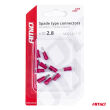 Konektory izolowane męskie płaskie 2.8mm 0.5-1.5mm2 10A 10 szt. AMIO-03064 - 4