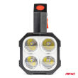 Latarka akumulatorowa 4LED + COB 1200mAh AMIO-03273 - 5