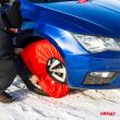Łańcuchy śniegowe tekstylne rozmiar M EN16662-1 Önorm V5121 2 szt. AMIO-04081 - 2