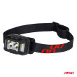 Latarka czołowa akumulatorowa 2xXPG+10SMD 1800mAh SUPER BRIGHT (BATT) AMIO-04668 - 7