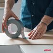 Taśma techniczna szara 48mm x 50m x 0,19mm AMIO-04852 - 3
