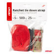 Pas transportowy mocujący z napinaczem 500 kg 25 mm 5 m BELT-02 AMIO-01724 - 8