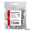 Opaski zaciskowe metalowe ze stali nierdzewnej 4.6x100mm 100 szt. AMIO-04319 - 4