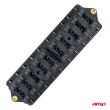 Skrzynka bezpiecznikowa ceramiczna 10 gniazd AMIO-03043 - 4