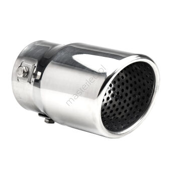 Końcówka tłumika wydechu stal nierdzewna MT 017 chrom AMIO-02348
