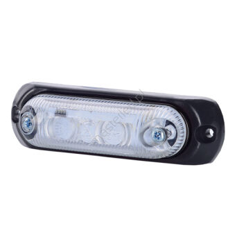 Obrysówka LED LD 377 biała z gumową podkładką 12/24V