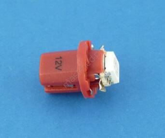 Dioda LED R-5  B8.5 HP RED 12V 