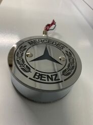 Uszy pod lusterka Mercedes pomarańczowo-czerwone