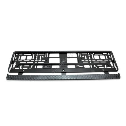Ramka tablicy rejestracyjnej carbon elastyczna AMIO-01165