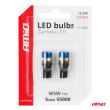 Żarówki LED CANBUS T10 W5W 5SMD 3030 White 12V 24V AMIO-04240 - 4