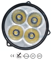 OSRAM 4 LED work light, 20W, diffuse, round, dedicated to John Deere, Challenger, New Holland