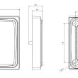 Lampa tylna LED FT-325  12-30V - 9