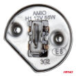 Żarówka halogenowa H1 12V 55W Super White 1szt. blister AMIO-03359 - 3