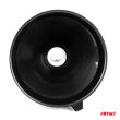 Lejek plastikowy czarny uniwersalny do paliwa cieczy wody 19,5 cm AMIO-04046 - 2
